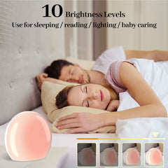 Meditation white-noise machine highlighting 32-level volume control for personalised sound.