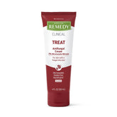 Medline Remedy Clinical Antifungal Cream bottle being poured for targeted antifungal care.