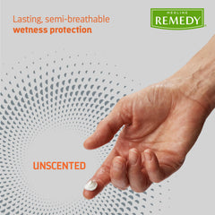Protección de humedad semipermeable de Medline Remedy para prevención de irritaciones