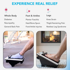 MedMassager Foot Massager Plus dual-speed controls allow customizable intensity