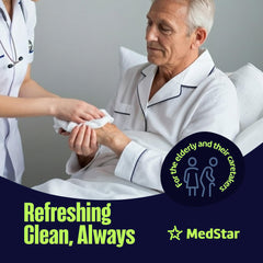 MedStar wipes thicker 25 percent for reliable daily hygiene.
