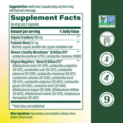 MegaFood MegaFlora Women capsules close-up for easy daily use