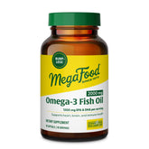 MegaFood fish oil bottle with lemon infusion for fresher daily heart support