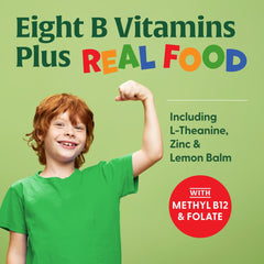 MegaFood Kids B Complex lemon balm and L-Theanine for gentle calm moments