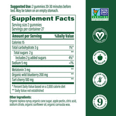 MegaFood Melatonin Gummies close-up of berries highlighting real fruit flavor.