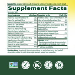 MegaFood Men 55+ tablets on display for easy daily use.