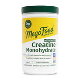 MegaFood micronized creatine powder bottle for versatile pre- and post-workout energy