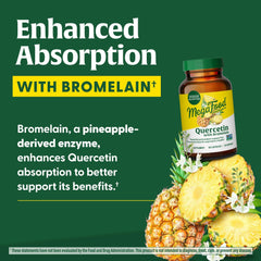 MegaFood bromelain source from pineapple highlights absorption support