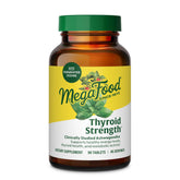 MegaFood Thyroid Strength bottle front view for easy daily thyroid support