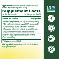 MegaFood turmeric capsules close-up for easy daily use