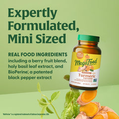 MegaFood Whole Body Minis bottle open with tablets ready to take