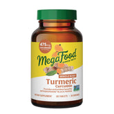 MegaFood Whole Body Turmeric bottle pour for easy daily antioxidant support.