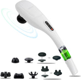 MEGAWISE cordless back massager focused on shoulders for deep relief.