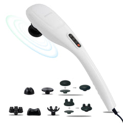 MEGAWISE handheld back massager with ergonomic handle for easy grip and targeted relief