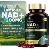 MEGNETA Liposomal NAD+ bottle for rapid absorption and daily energy support