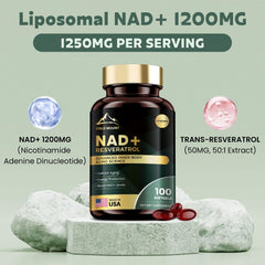 MEGNETA NAD Trans-Resveratrol softgels highlight synergistic anti-aging potential