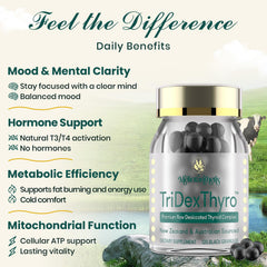 Bovine, porcine, and ovine ingredients used in TriDexThyro from Meliorantheris.