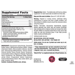 Member's Mark triple strength glucosamine bottle label visible, supports healthy mobility.
