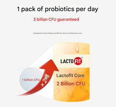 CKD Lactofit branding on MENBLY box signals trusted probiotic source.