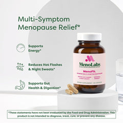 MENOLABS MenoFit capsules out, easy-to-swallow for consistent probiotic support