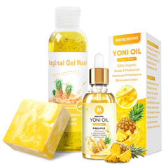 Menomino pineapple yoni wash bottle for refreshing cleansing and balanced pH