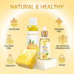 Menomino yoni soap bar close-up for gentle cleansing and skin comfort