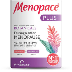 Menopace Plus dual-pack bottle on shelf supports daily menopausal vitality.