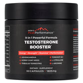 MEN'S PeakPerformance bottle front signaling a complete daily vitality supplement