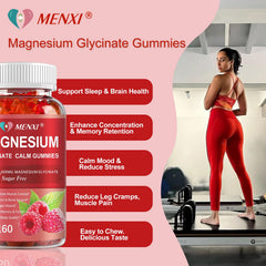 MENXI bottle label highlights sugar-free vegan formula and gummy benefits.