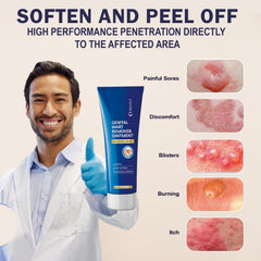 MEOLY Genital Wart Remover Cream gel texture for gentle skin contact.