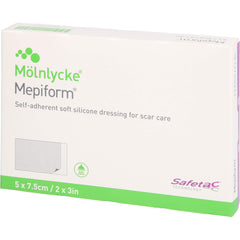 Mepiform 2x3 inch dressings for scar care, comfortable daily wear