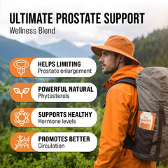 MERRY VITA prostate-support ingredients label highlights Saw Palmetto and zinc
