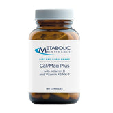 Metabolic Maintenance Cal/Mag Plus label highlights D3 and K2 for calcium balance