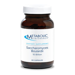 Metabolic Maintenance Saccharomyces boulardii capsules support gut balance and immune health.