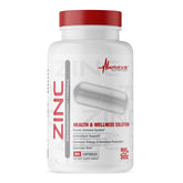 Metabolic Nutrition zinc supplement packaging with 75mg capsules for immune support.
