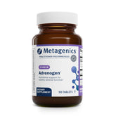 Metagenics Adrenogen bottle front highlighting adrenal health packaging