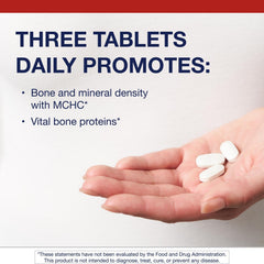 Metagenics Bone Builder Classic label detail with mineral ingredients