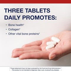Metagenics Bone Builder Extra Strength label focusing on MCHC ingredients