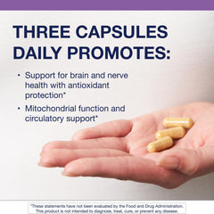 Ceralin Forte label highlights B vitamins and NAC for mental performance.