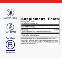Metagenics Cholarest SC bottle close-up highlighting non-GMO and gluten-free formula.