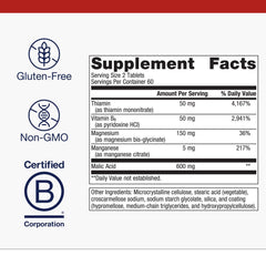 Metagenics Fibroplex capsules close-up illustrating tablets for energy metabolism support