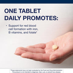 Metagenics Hemagenics capsules show gentle iron for digestive comfort.