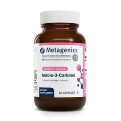 Metagenics Meta Indole-3-Carbinol bottle for potential hormone balance support