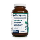 Metagenics Multivitamin Intensive Formula tablet close-up for daily energy support.