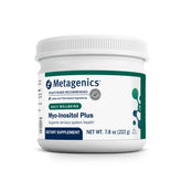 Metagenics Myo-Inositol Plus bottle on shelf supports daily stress and mood balance