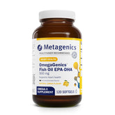 Metagenics OmegaGenics EPA-DHA 500 softgels in bottle for heart support