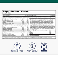 Close-up of Metagenics PhytoMulti with Iron tablet highlighting gentle iron bisglycinate