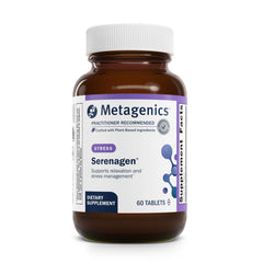 Metagenics Serenagen bottle front supports calm and focused energy