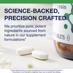 Metagenics SpectraZyme Betaine HCl with Pepsin label detail