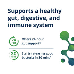 Metagenics UltraFlora Balance probiotic box front highlighting shelf-stable convenience.